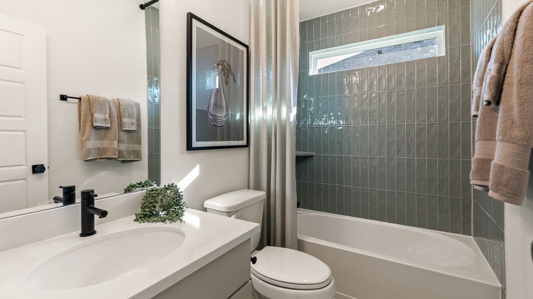 Representative furnished interior of a home built from the Rosewood by DRB Homes in Azalea, Pattison (Image 19).