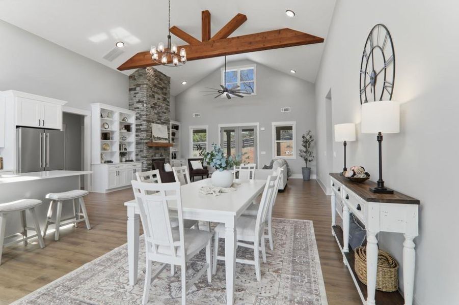 Furnished interior view inside a new home in , Senoia (Image 9).