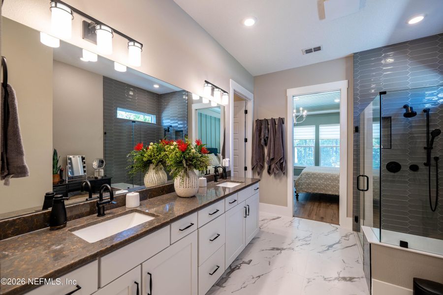 Furnished interior view inside a new home in , St. Johns (Image 70).