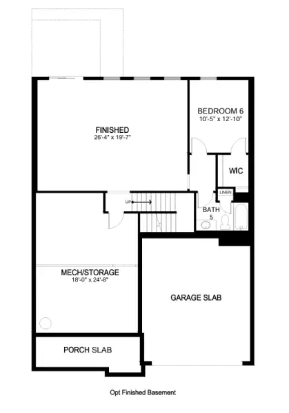 2D floor plan layout for the Hampshire by D.R. Horton in Spring Ridge Reserve, Anderson, SC (Image 26). 2D floor plan layout for the Hampshire by D.R. Horton in Spring Ridge Reserve, Anderson, SC (Image 26).