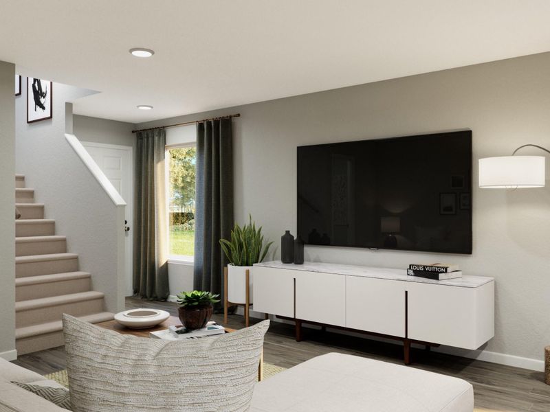 Photos are a representation of the floor plan. Options and interior selections will vary.