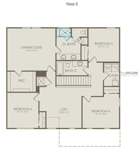 Floor Plan - Floor Two