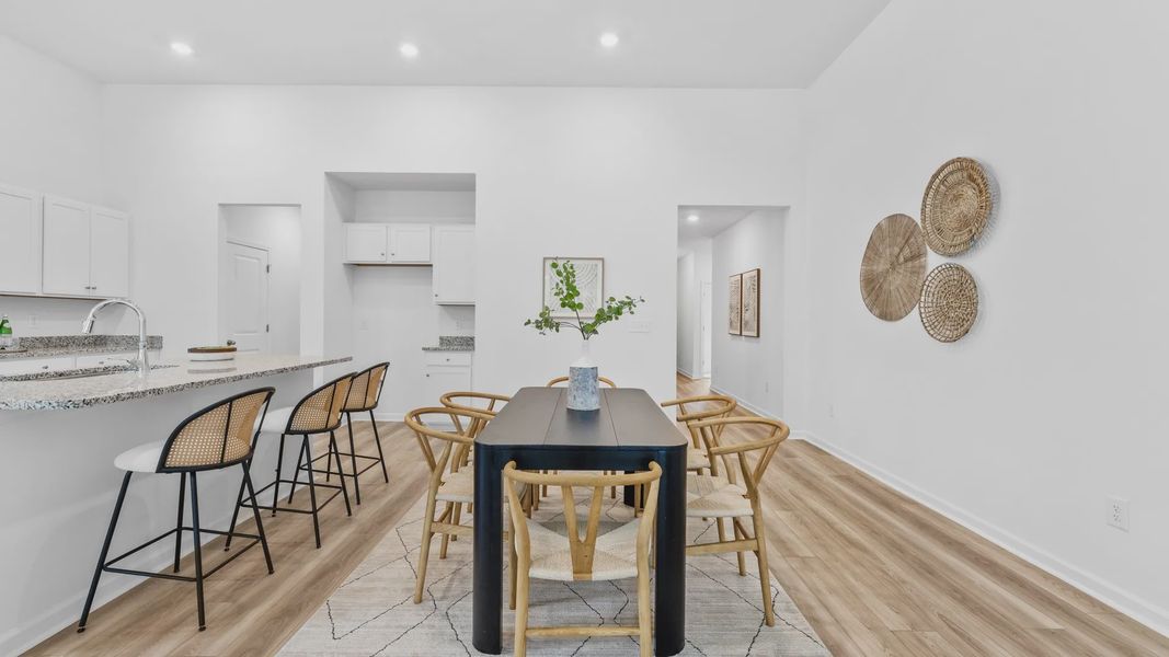 Furnished interior view inside a new home in Bluffs at Sun Colony, Longs (Image 6). Furnished interior view inside a new home in Bluffs at Sun Colony, Longs (Image 6).