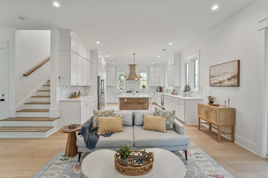 Furnished interior view inside a new home in , Charleston (Image 6).