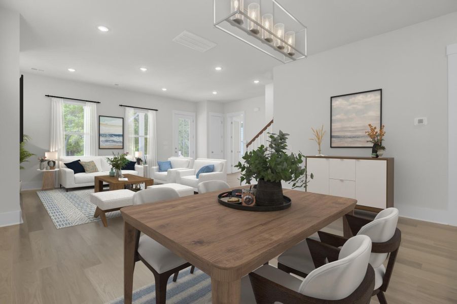 Furnished interior view inside a new home in , Johns Island (Image 26).