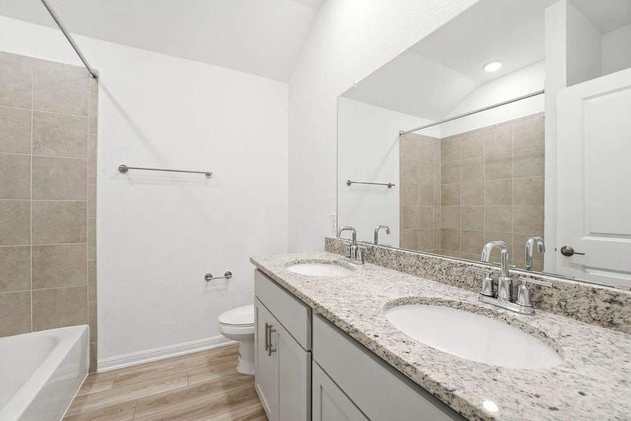 Furnished interior view inside a new home in Emory Crossing, Hutto (Image 7).