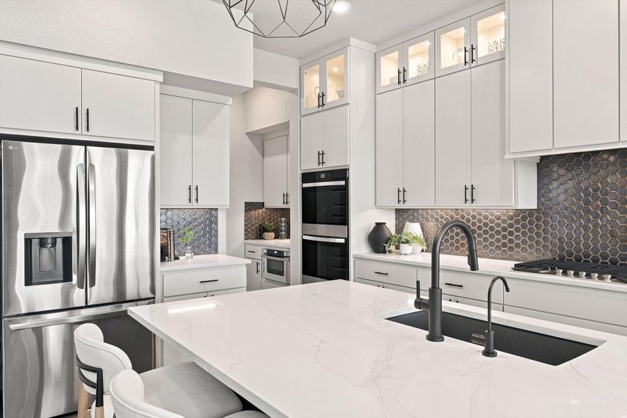 Representative furnished interior of a home built from the Jonestown by Scott Felder Homes in Esperanza, Boerne (Image 9).