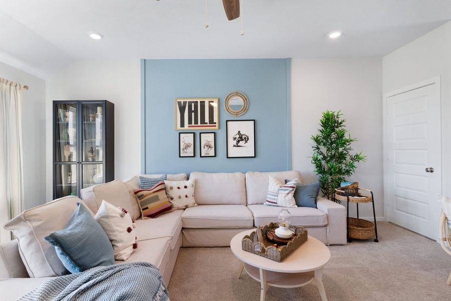 Furnished interior view inside a new home in Briarwood, Elgin (Image 38).