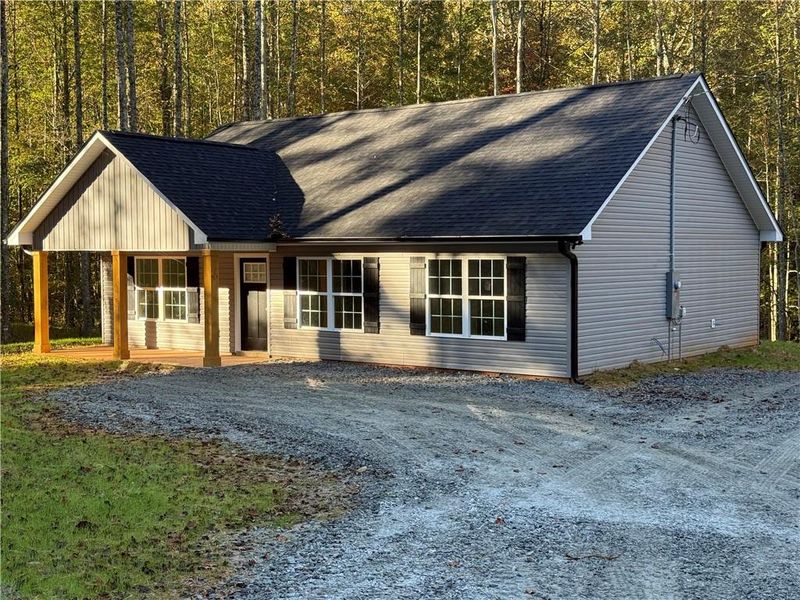Exterior details and patio area of a home in , Dahlonega (Image 13). Exterior details and patio area of a home in , Dahlonega (Image 13).