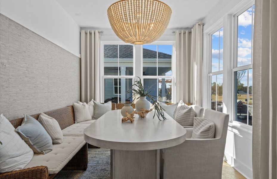 Representative furnished interior of a home built from the Compass by Del Webb in Del Webb Greenville, Greenville (Image 11).