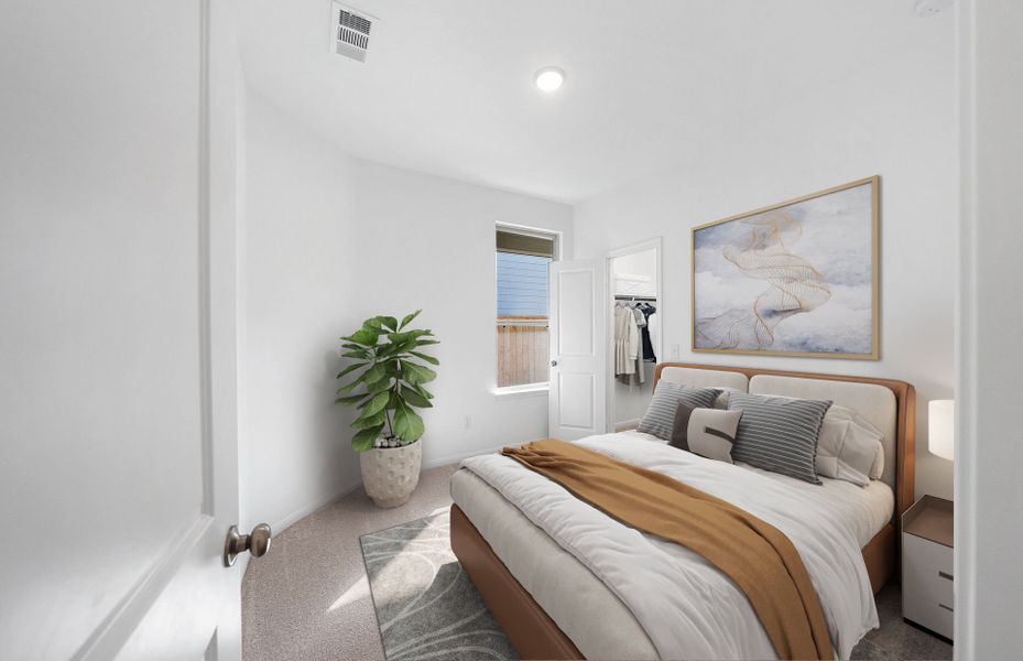 Representative furnished interior of a home built from the Adams by Centex in Pinara Pines, Conroe (Image 6).