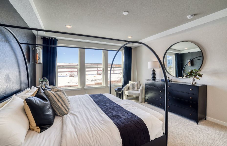 Furnished interior view inside a new home in Sterling Ranch, Littleton (Image 12).