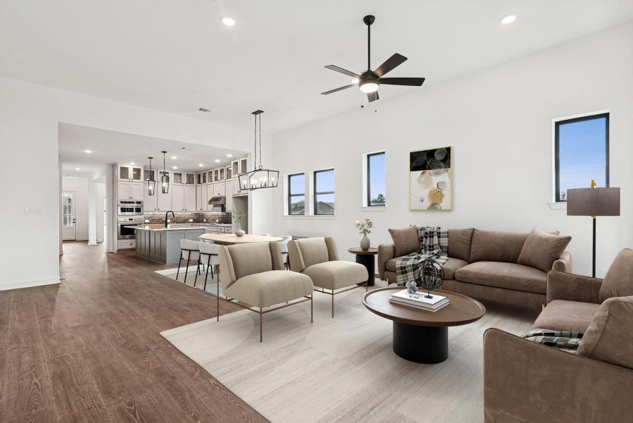 Virtually staged to give you the visual you need to see furniture placement and how the home can live.