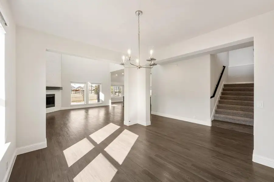 Spacious, unfurnished interior of a new home in Hayes Crossing, Midlothian (Image 35). Spacious, unfurnished interior of a new home in Hayes Crossing, Midlothian (Image 35).
