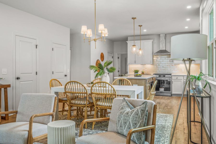 Furnished interior view inside a new home in , Summerville (Image 6).