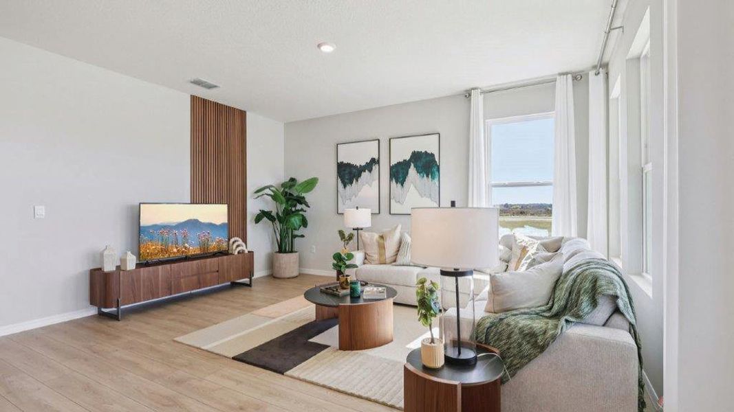 Furnished interior view inside a new home in Hawthorne Ranch, Lakeland (Image 6).