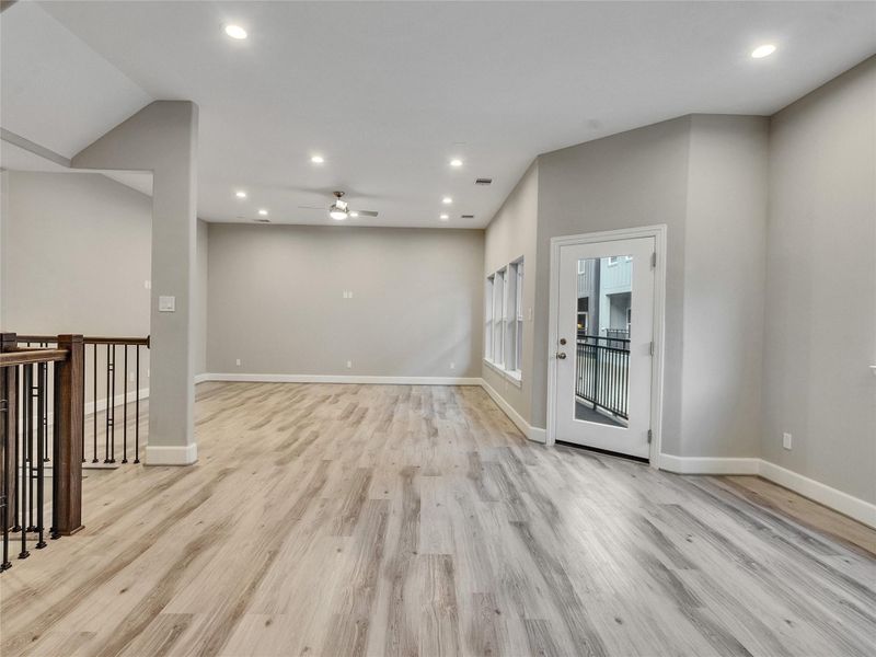 View of living room from kitchen - Second floor