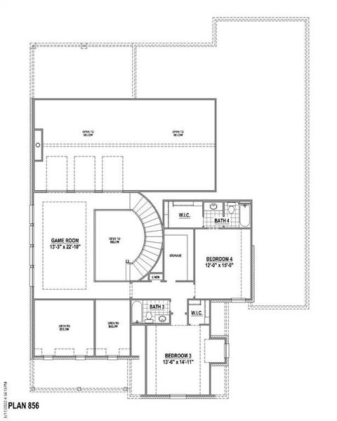 2nd Level Floor plan