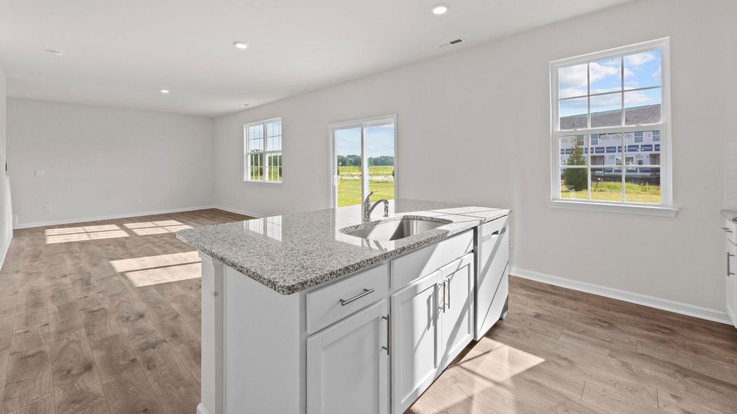 Furnished interior view inside a new home in Ridgewood Farms, Winterville (Image 6).