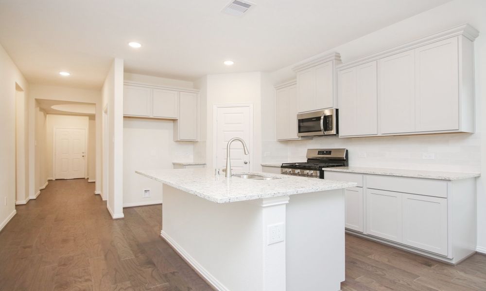 Representative furnished interior of a home built from the Enclave Series - Maldives by DRB Homes in Dauer Ranch, New Braunfels (Image 15).