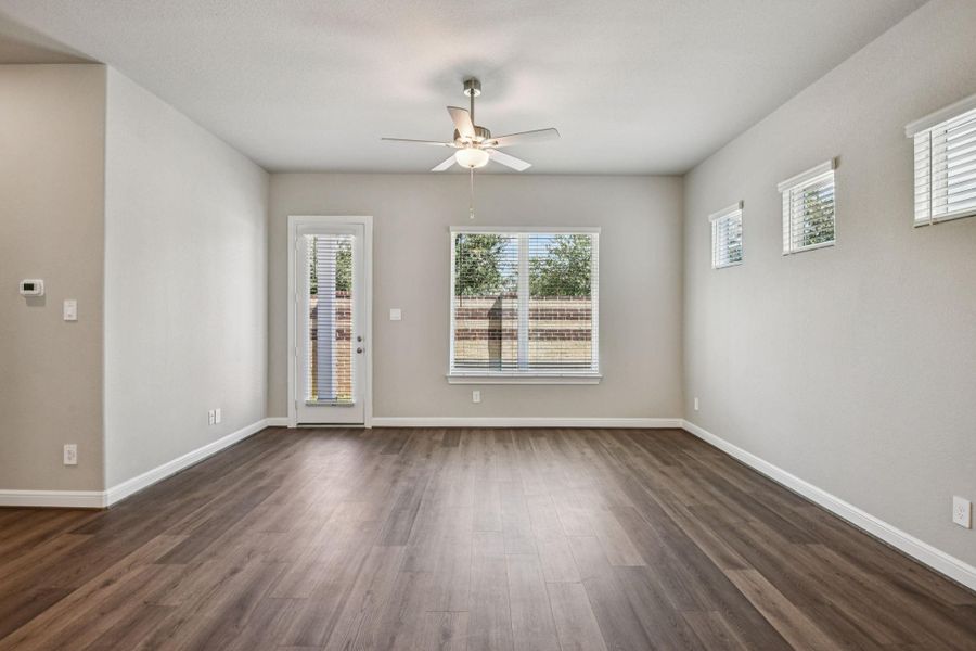 Spacious, unfurnished interior of a new home in Spring Brook Village - Luxe Series, Houston (Image 21).