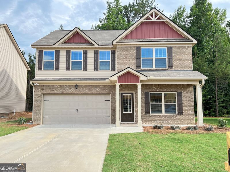 Front exterior of a home in the Garden Walk community, located in Jackson, GA (Image 2).