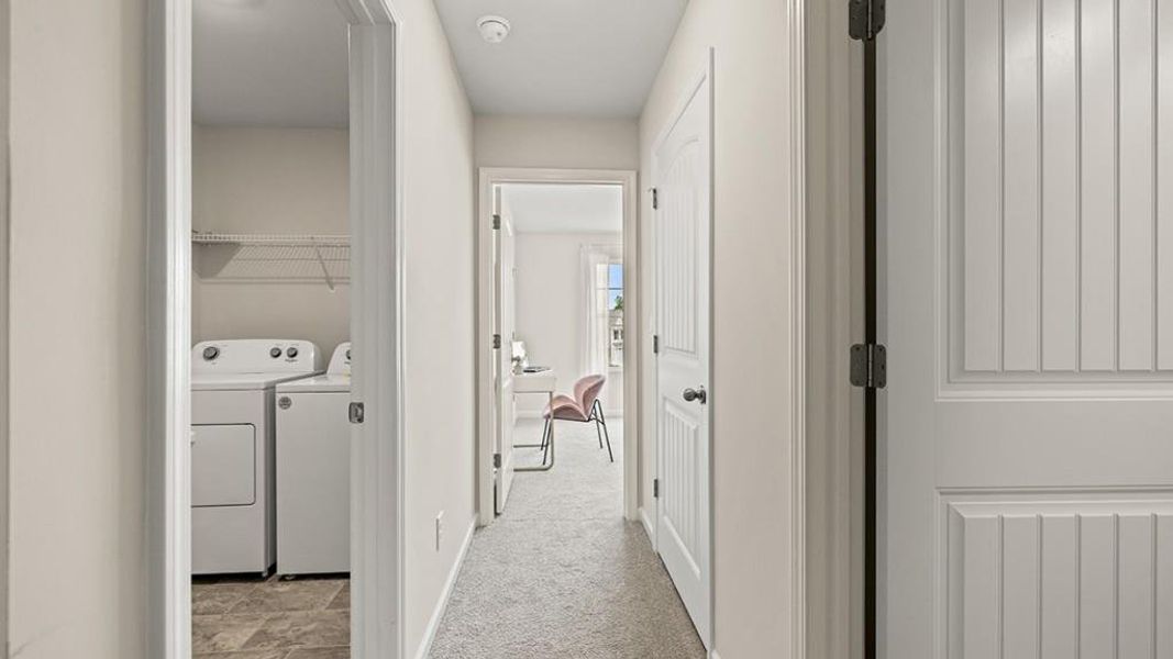 Furnished interior view inside a new home in Braselton Village, Braselton (Image 37). Furnished interior view inside a new home in Braselton Village, Braselton (Image 37).