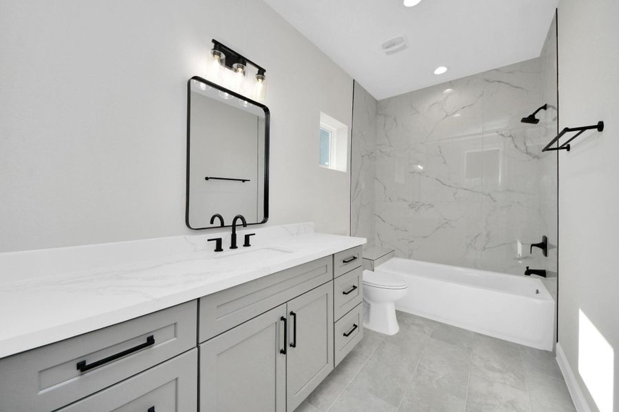 Furnished interior view inside a new home in , Houston (Image 17).