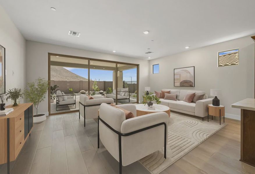 Virtually Staged Trilogy Ridgecrest Flourish HS 150 Great Room - 5 of 22