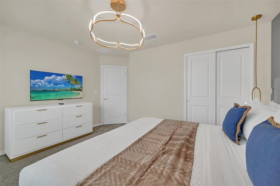 Furnished interior view inside a new home in , Clermont (Image 37).