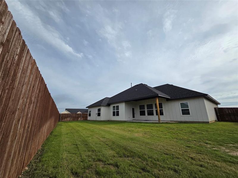 Exterior details and patio area of a home in , Godley (Image 4).