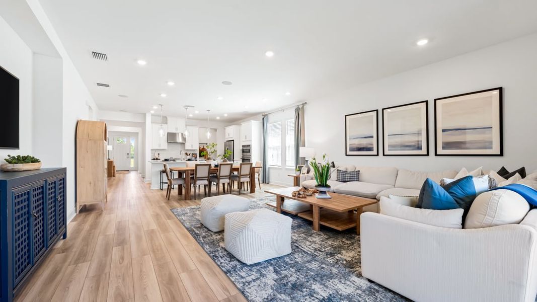 Representative furnished interior of a home built from the Grenada by Taylor Morrison in Hammock at Two Rivers, Zephyrhills (Image 9).
