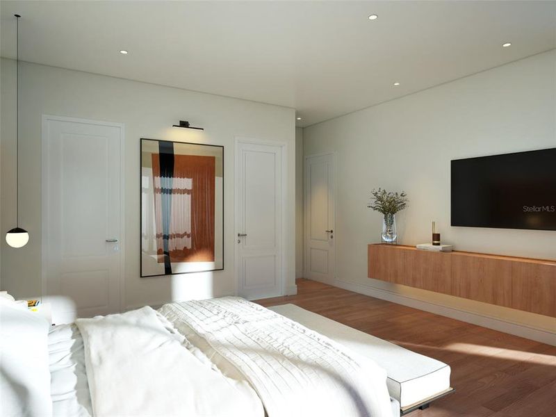 Furnished interior view inside a new home in , Orlando (Image 11).