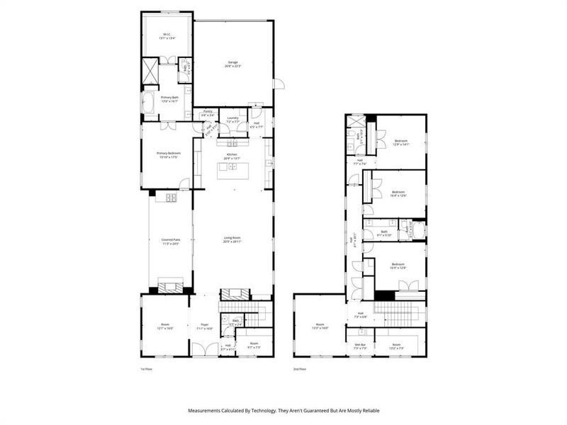 2D floor plan layout of this home in , Fort Worth, TX (Image 5).