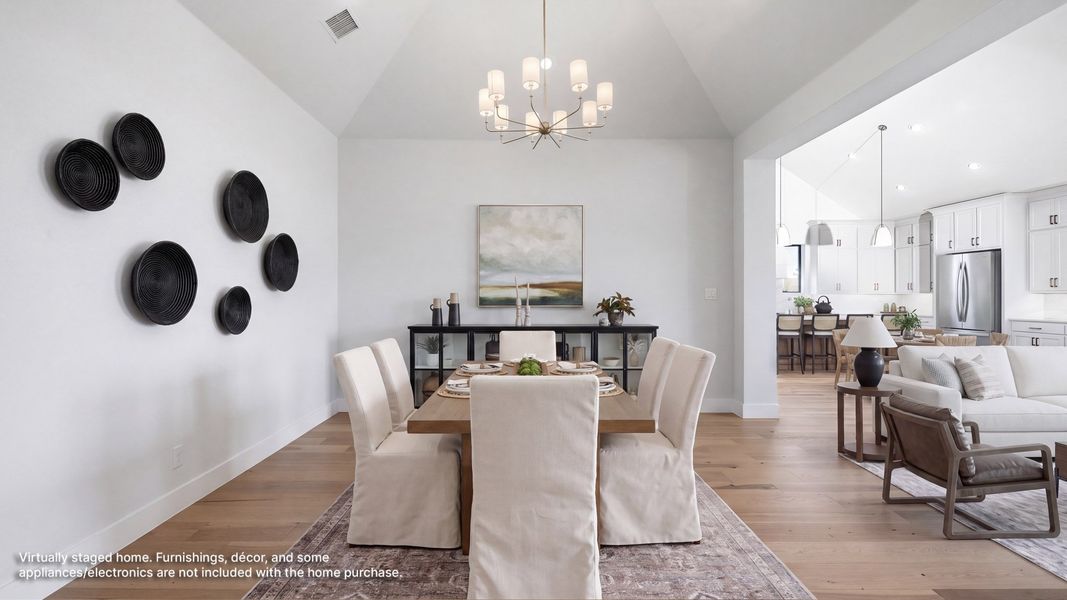 Furnished interior view inside a new home in Bristol Valley, Heath (Image 7).