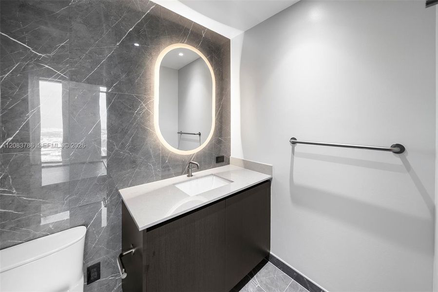 Furnished interior view inside a new home in , Miami Beach (Image 9). Furnished interior view inside a new home in , Miami Beach (Image 9).