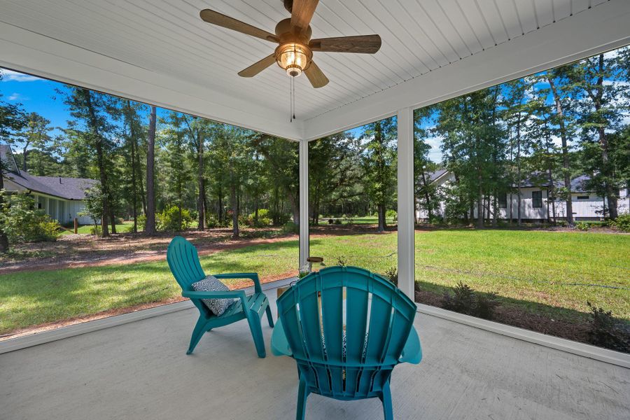 Exterior details and patio area of a home in , Johns Island (Image 4).