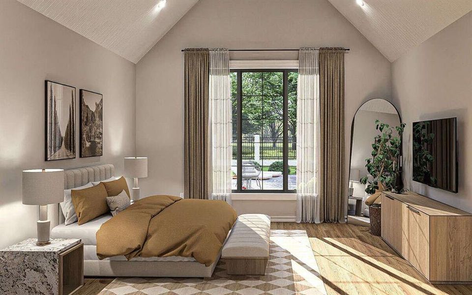 Furnished interior view inside a new home in , Waxahachie (Image 6).