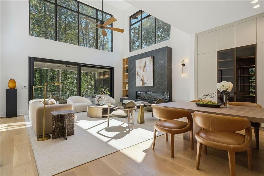 Furnished interior view inside a new home in , Atlanta (Image 55). Furnished interior view inside a new home in , Atlanta (Image 55).