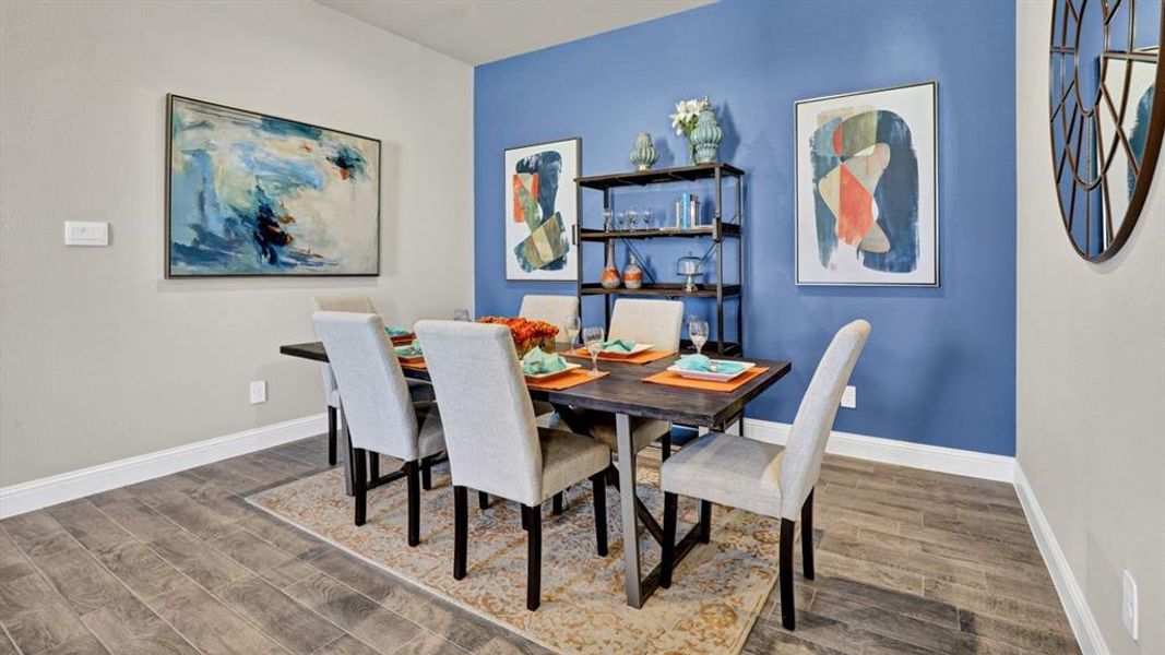 Furnished interior view inside a new home in Lakeview Pointe, Grand Prairie (Image 13).
