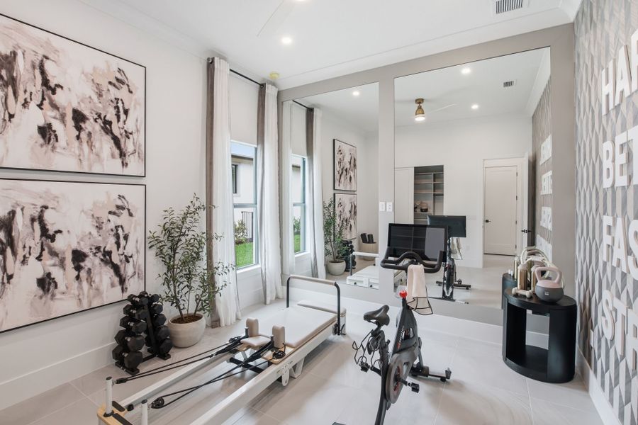 Representative furnished interior of a home built from the Layton by DiVosta in Amara, Lake Worth (Image 12). Representative furnished interior of a home built from the Layton by DiVosta in Amara, Lake Worth (Image 12).