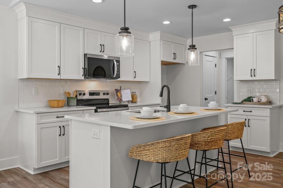 Furnished interior view inside a new home in , Kannapolis (Image 12). Furnished interior view inside a new home in , Kannapolis (Image 12).