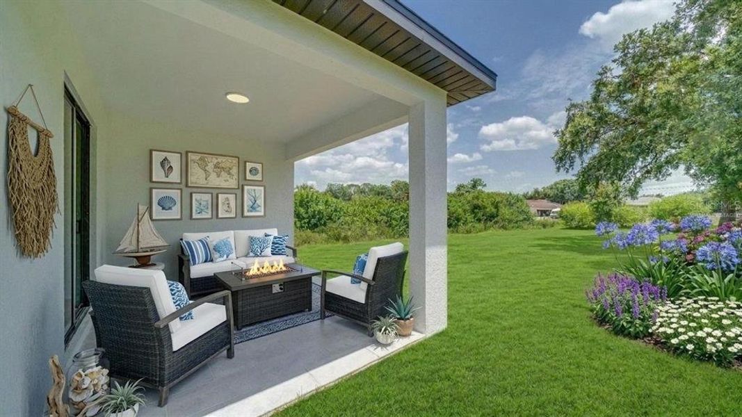 Exterior details and patio area of a home in , Lehigh Acres (Image 4). Exterior details and patio area of a home in , Lehigh Acres (Image 4).