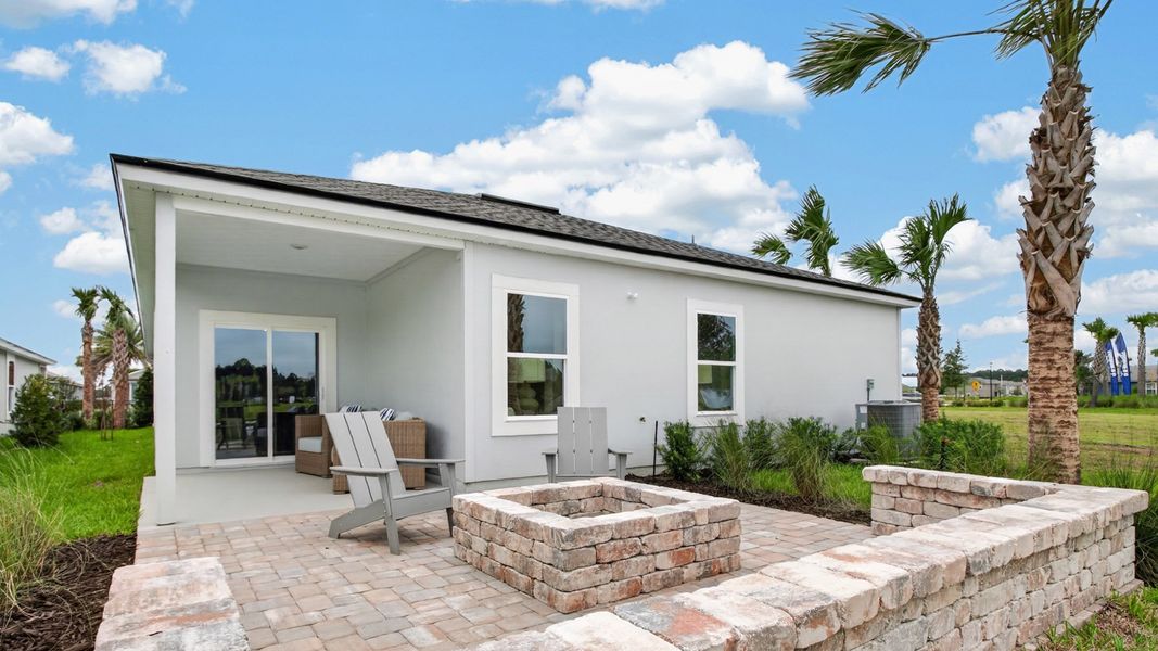 Representative exterior details of a home built from the Lakeside+ by D.R. Horton in The Arbors, Jacksonville (Image 24).