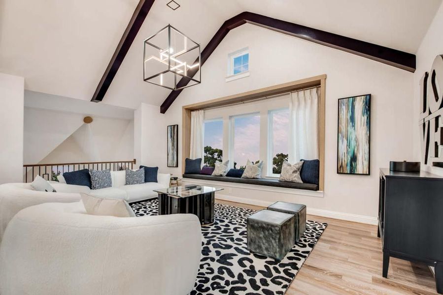 Representative furnished interior of a home built from the Grand Monterra II by Grand Homes in Grand Oaks, Celina (Image 17).