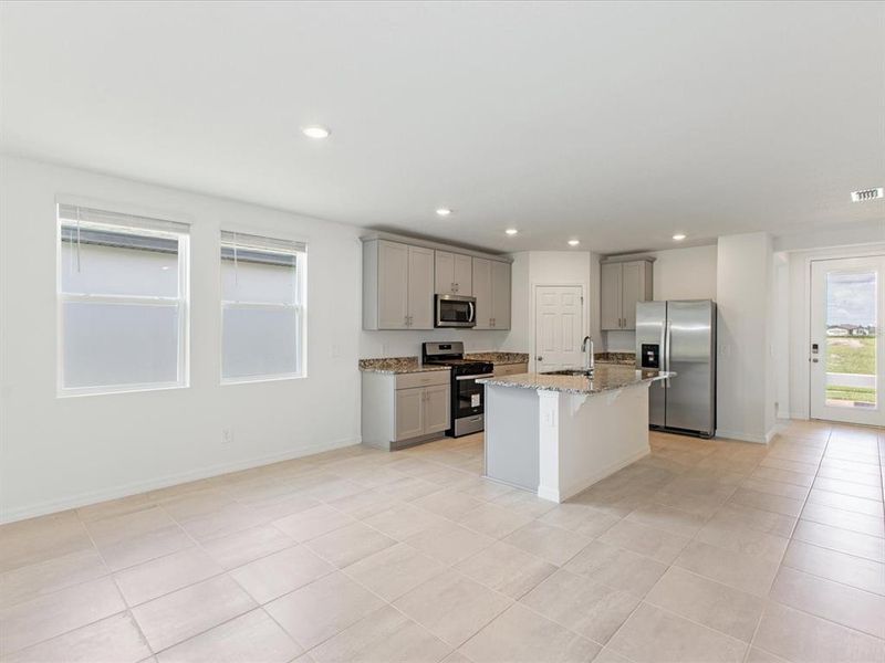 Furnished interior view inside a new home in The Meadow at Crossprairie, St. Cloud (Image 7).