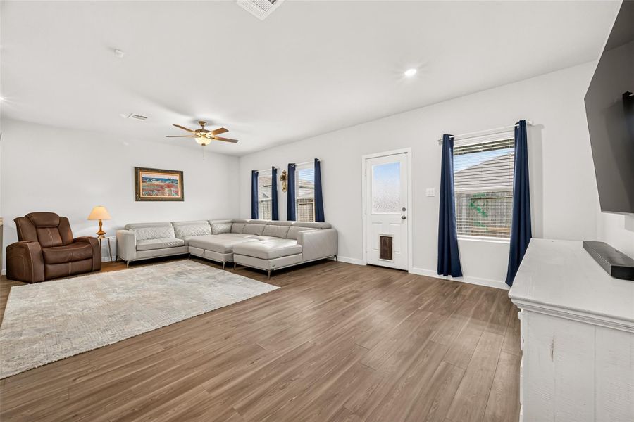 Furnished interior view inside a new home in Lexington Heights, Willis (Image 4).