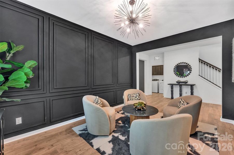 Furnished interior view inside a new home in , Monroe (Image 11).