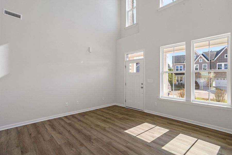 Spacious, unfurnished interior of a new home in Ovation at Sweetbrier, Durham (Image 19).