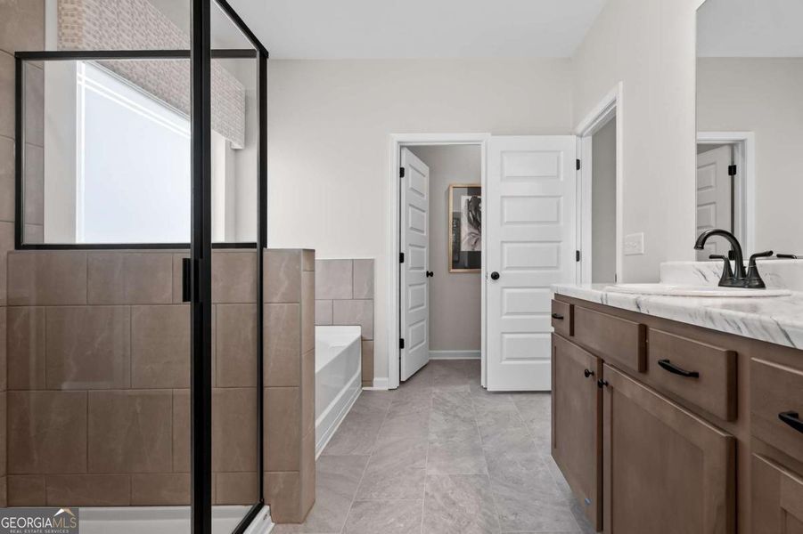 Furnished interior view inside a new home in Trellis Park, Hampton (Image 37). Furnished interior view inside a new home in Trellis Park, Hampton (Image 37).